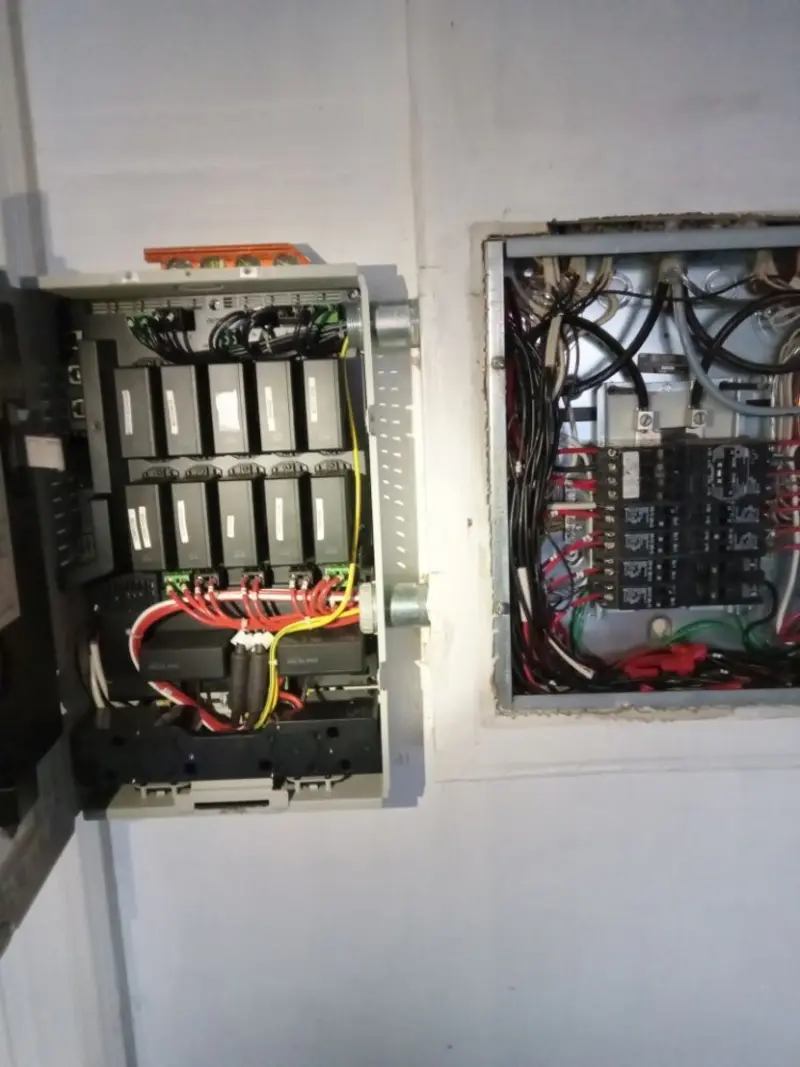 Electrical panel upgrade completed for Carbon Monoxide Detector Installation in Allen